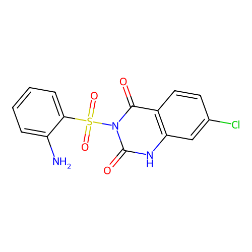 3-(2-Aminobenzenesulfonyl)-7-Chloro-2,4(1H,3H)-Quinazolinedione structure