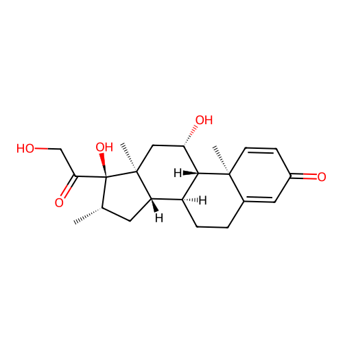 Desfluoro (9S,10R,14S,17R)-Betamethasone structure