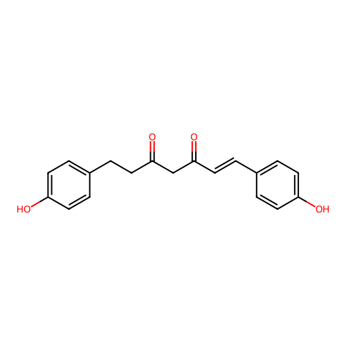 1,7-Bis(4-Hydroxyphenyl)-1-Heptene-3,5-Dione structure