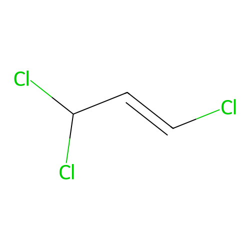 trans-1,3,3-Trichloro-1-propene structure