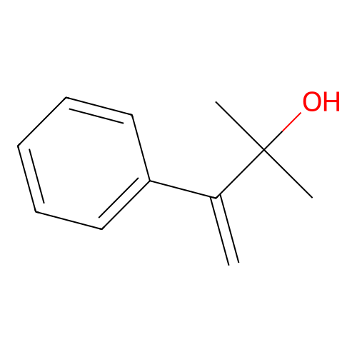 Benzeneethanol, alpha,alpha-dimethyl-beta-methylene- structure