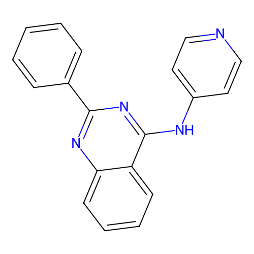 2-phenyl-N-(pyridin-4-yl)quinazolin-4-amine structure