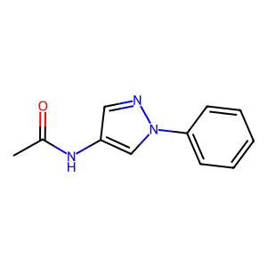 Acetamide, N-(1-phenylpyrazol-4-yl)- structure