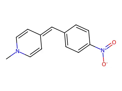 1-Methyl-4-(4-nitrobenzylidene)-1,4-dihydropyridine structure