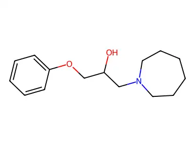 1-(Azepan-1-yl)-3-phenoxypropan-2-ol structure