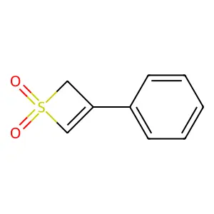 3-Phenyl-1lambda~6~-thiete-1,1(2H)-dione structure