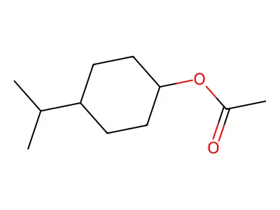 Cyclohexanol, 4-(1-methylethyl)-, acetate, cis- structure