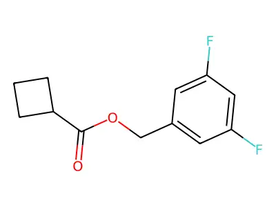 3,5-Difluorobenzyl cyclobutane-1-carboxylate structure