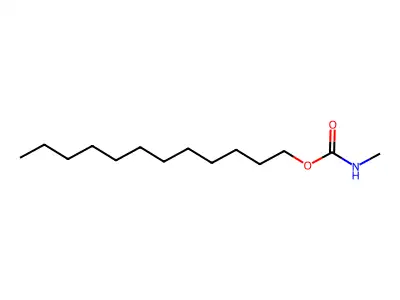 Carbamic acid, methyl-, dodecyl ester structure