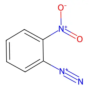 2-Nitrobenzenediazonium structure
