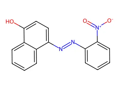 1-Naphthalenol, 4-[(2-nitrophenyl)azo]- structure