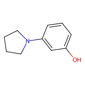 3-(1-Pyrrolidinyl)phenol structure
