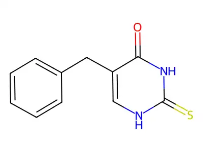 5-Benzyl-2-sulfanylidene-2,3-dihydropyrimidin-4(1H)-one structure