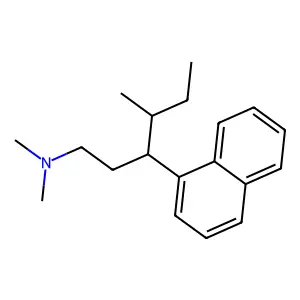 N,N,4-Trimethyl-3-(naphthalen-1-yl)hexan-1-amine structure