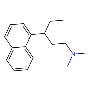 1-Naphthalenepropylamine, N,N-dimethyl-gamma-ethyl- structure