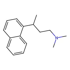 γ,N,N-三甲基-1-萘丙胺 structure