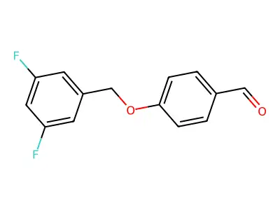 4-[(3,5-Difluorobenzyl)oxy]benzaldehyde structure