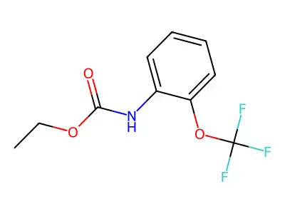 ethyl N-[2-(trifluoromethoxy)phenyl]carbamate structure