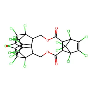 bis[(1,2,3,4,7,7-hexachloro-5-bicyclo[2.2.1]hept-2-enyl)meth structure