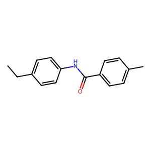 N-(4-ethylphenyl)-4-methylbenzamide structure