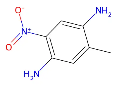 2-Methyl-5-nitrobenzene-1,4-diamine structure