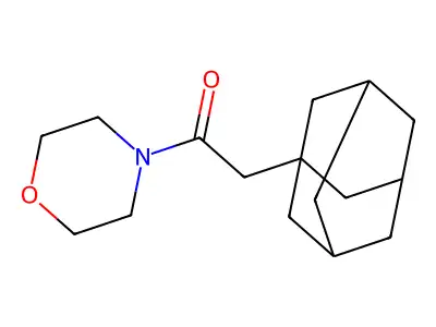 2-(1-Adamantyl)-1-morpholin-4-ylethanone structure