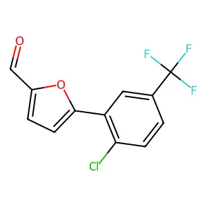5-[2-Chloro-5-(trifluoromethyl)phenyl]furfural structure