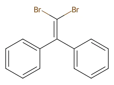 1,1-Dibromo-2,2-diphenylethylene structure
