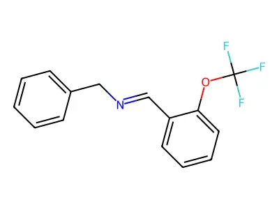 N-Benzyl-N-[2-(trifluoromethoxy)benzylidene]amine structure