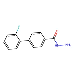 2'-Fluoro[1,1'-biphenyl]-4-carbohydrazide structure