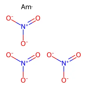 硝酸镅(III) structure