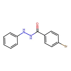 4-溴苯甲酸2-苯基酰肼 structure