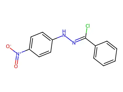 N-(4-硝基苯基)苯甲酰肼酰氯 structure