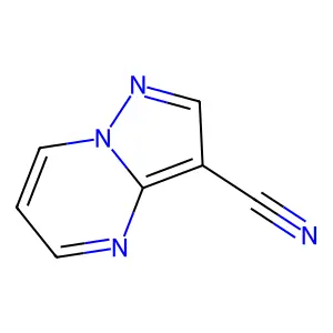 Pyrazolo(1,5-a)pyrimidine-3-carbonitrile structure