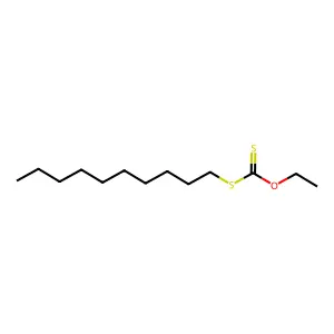 s-Decyl o-ethyl carbonodithioate structure