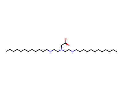 N,N-Bis[2-(dodecylamino)ethyl]glycine structure