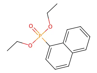 Diethyl naphthalen-1-ylphosphonate structure