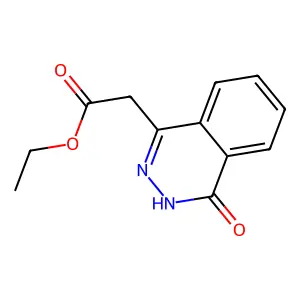 Ethyl 2-(4-oxo-3,4-dihydrophthalazin-1-yl)acetate structure