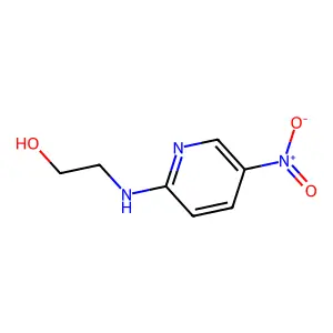 2-((5-Nitro-2-pyridyl)amino)ethanol structure