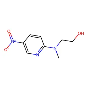 2-(N-methyl-N-(5-nitro-2-pyridyl)amino)ethanol structure