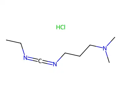 3-(二甲氨基丙基)乙基碳二亚胺盐酸盐 structure