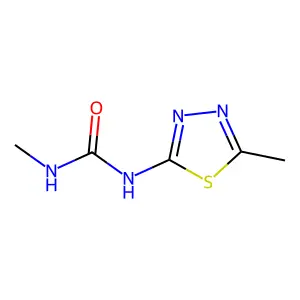 N-Methyl-N'-(5-methyl-1,3,4-thiadiazol-2-yl)urea structure