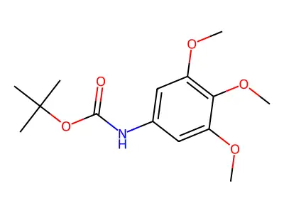 tert-Butyl (3,4,5-trimethoxyphenyl)carbamate structure