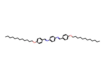 N,N'-Bis(4-dodecyloxybenzylidene)-1,4-phenylenediamine structure