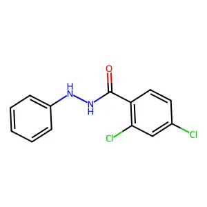 2,4-dichloro-N'-phenylbenzohydrazide structure