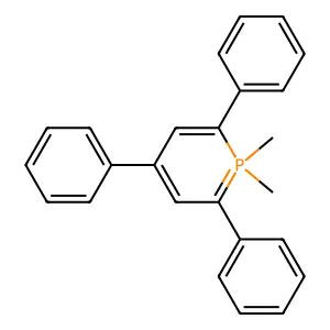 Phosphorin, 1,1-dihydro-1,1-dimethyl-2,4,6-triphenyl- structure