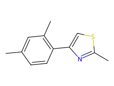 4-(2,4-Dimethylphenyl)-2-methyl-1,3-thiazole structure