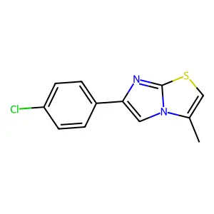 6-(4-Chlorophenyl)-3-methylimidazo[2,1-b][1,3]thiazole structure