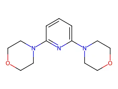 2,6-Dimorpholin-4-ylpyridin-3-amine structure