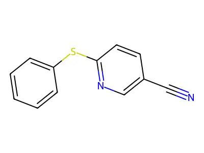 6-(Phenylthio)nicotinonitrile structure
